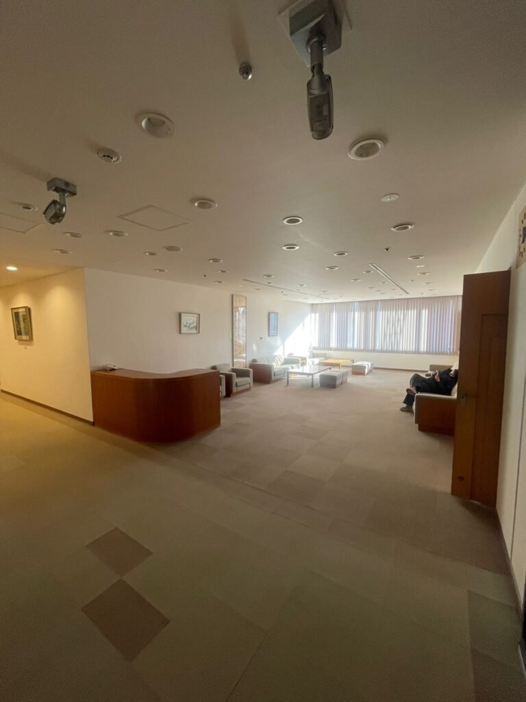 Sala destinada aos lojistas